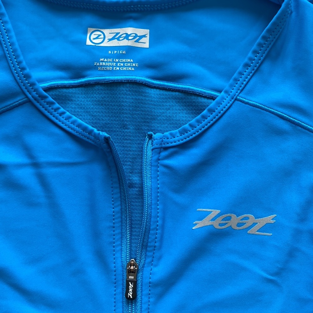 Zoot | Size Small | Womens Biking Running Triathlon Sleeveless Zip Up Blue - Picture 2 of 10